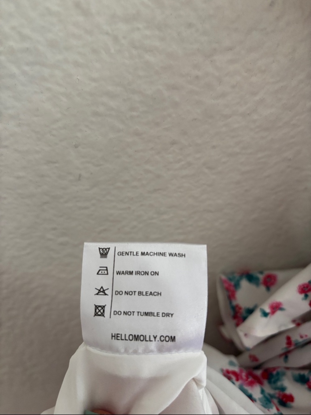 HELLO MOLLY Wandering Heights Cut Out Mini Dress In White Pink Sz Floral 6 NEW! - Picture 8 of 9